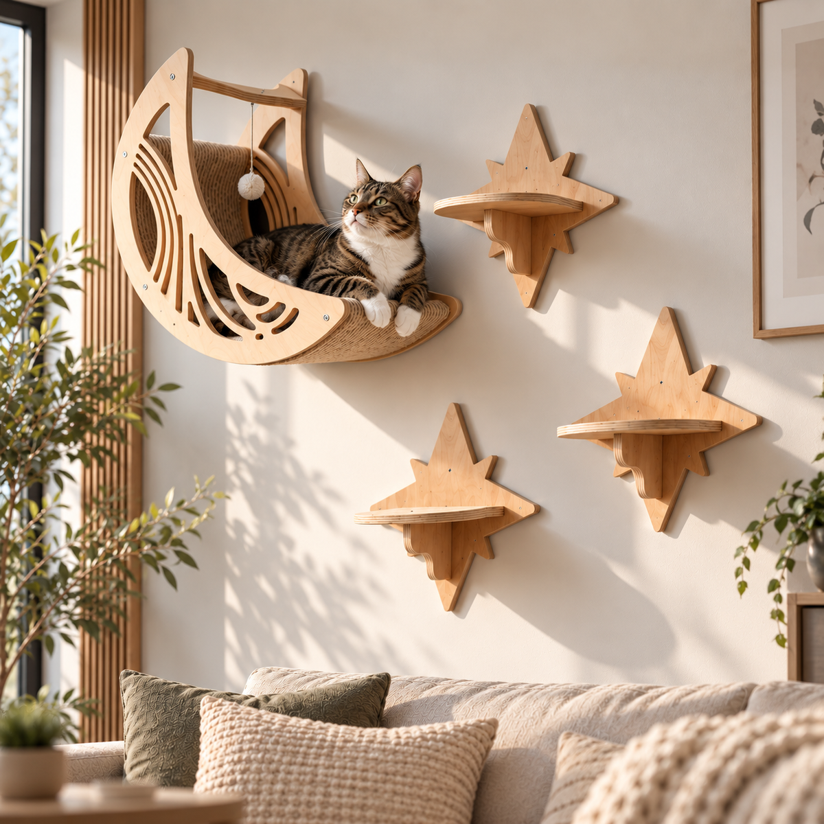 CozyMoon™ - Sichere Kletterabenteuer für deine Katze